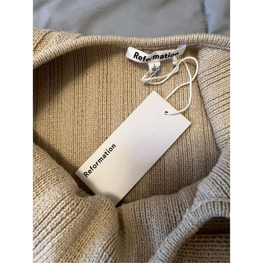 REFORMATION - SAMANTHA COTTON SWEATER DRESS - Picture 7 of 11